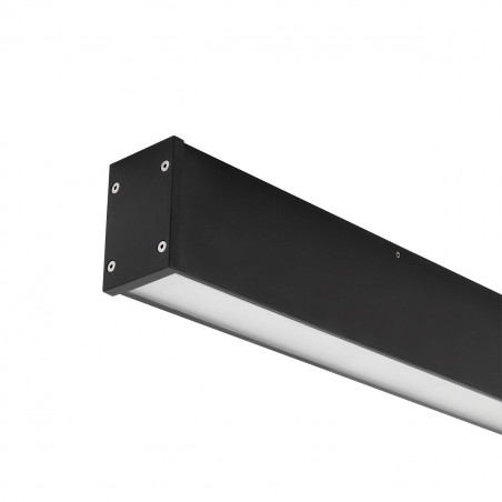 Plafon podłużny do łazienki Outline LED 300K M 100x9cm czarny Nowodvorski