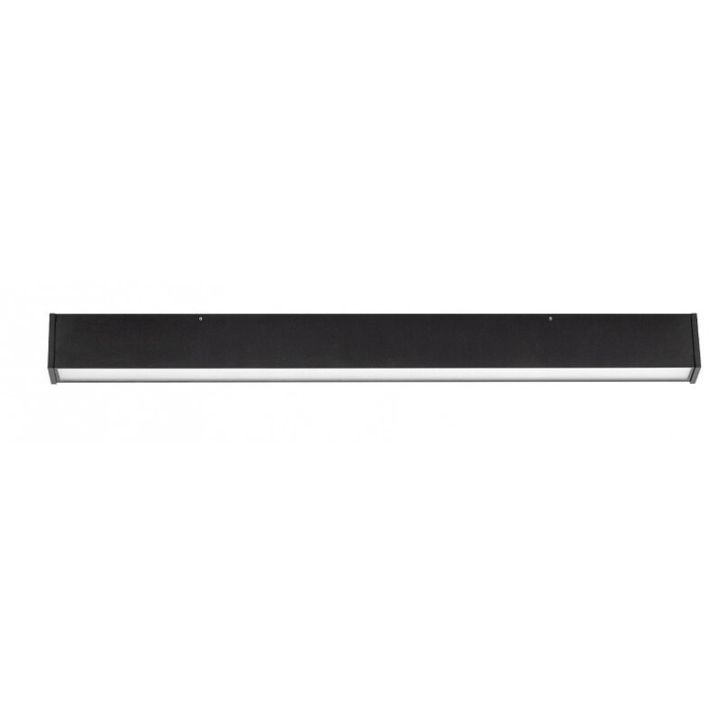 Plafon podłużny do łazienki Outline LED 300K M 100x9cm czarny Nowodvorski