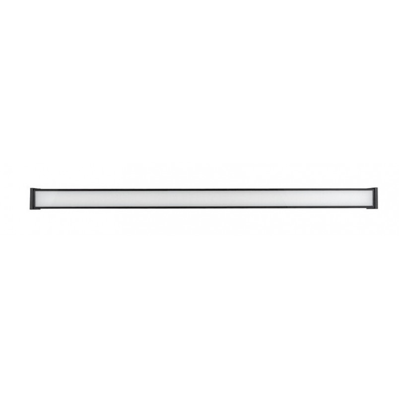 Plafon podłużny do łazienki Outline LED 300K M 100x9cm czarny Nowodvorski