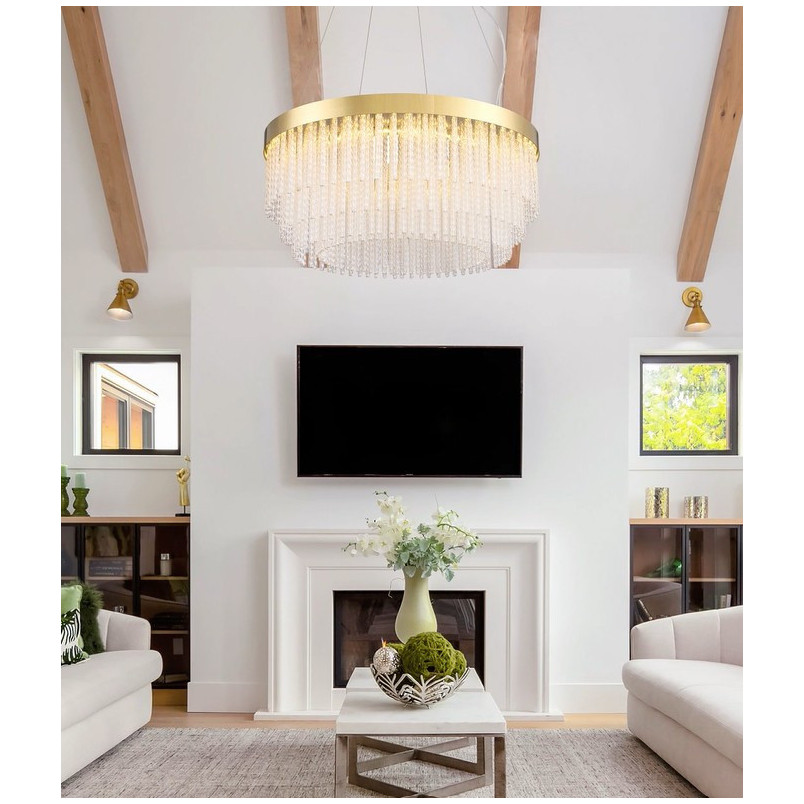 Żyrandol kryształowy glamour Gloria LED 60cm Step Into Design