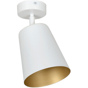 Reflektor sufitowy Prism 15 biało-złoty marki Emibig