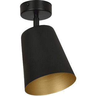 Reflektor sufitowy Prism 15 czarno-złoty marki Emibig