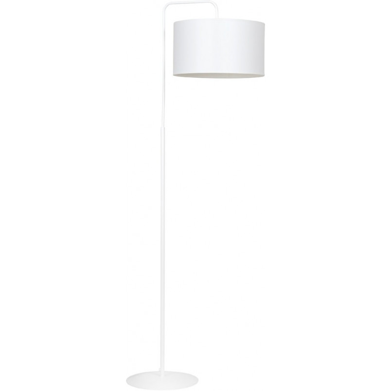 Lampa podłogowa z abażurem Trapo 50 biała marki Emibig