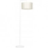 Lampa podłogowa z abażurem Trapo 50 biało-beżowa marki Emibig