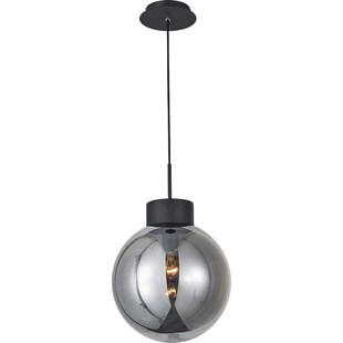 Lampa wisząca szklana kula Astro 30 Czarny/Dymiony marki Brilliant