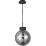 Lampa wisząca szklana kula Astro 30 Czarny/Dymiony marki Brilliant