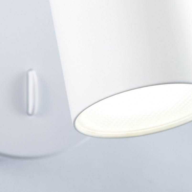 Kinkiet minimalistyczny z włącznikiem Soeren LED Biały mat marki Brilliant