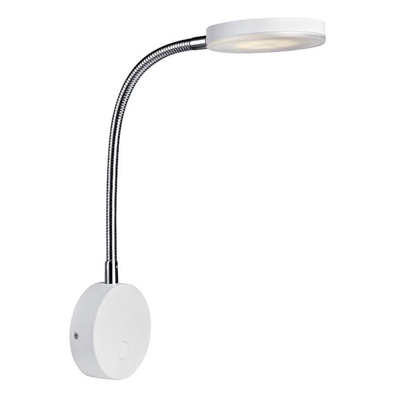 Kinkiet nowoczesny z włącznikiem Flex LED Biały marki Markslojd