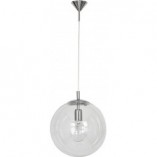 Lampa wisząca szklana kula Globus 30 przeźroczysta marki Aldex