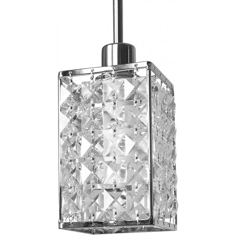 Lampa wisząca glamour z kryształkami Claris 10 chromowana marki Auhilon