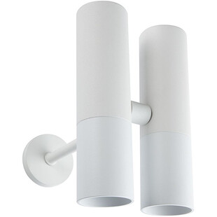 Kinkiet minimalistyczny podwójny Decker LED biały marki Auhilon