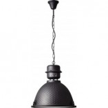 Lampa wisząca industrialna z łańcuchem Kiki 48 czarna marki Brilliant