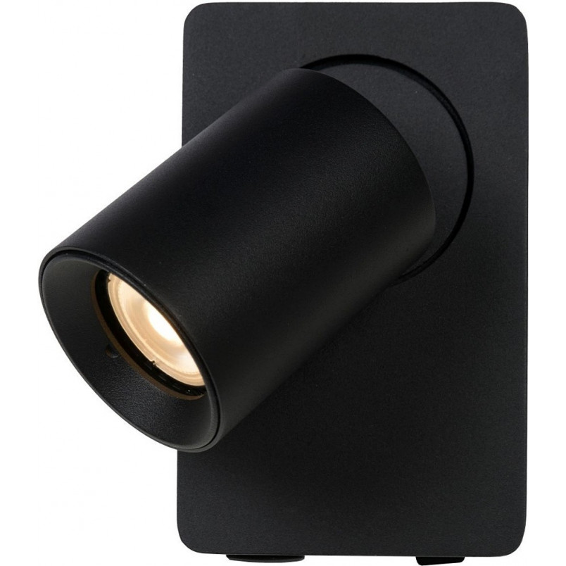 Kinkier regulowany z USB i włącznikiem Nigel LED czarny marki Lucide