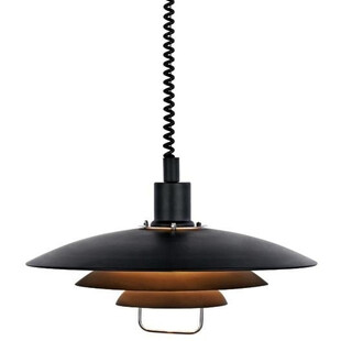 Lampa wisząca nowoczesna Kirkenes 48 Czarna marki Markslojd