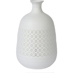 Lampa porcelanowa stołowa Tiesse 18 biała marki Lucide