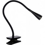 Lampka biurkowa z klipsem Zozy LED czarna marki Lucide