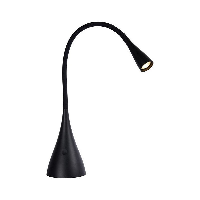 Lampa biurkowa minimalistyczna zozy LED czarna marki Lucide