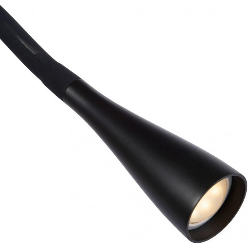 Lampa podłogowa regulowana Zozy LED czarna marki Lucide