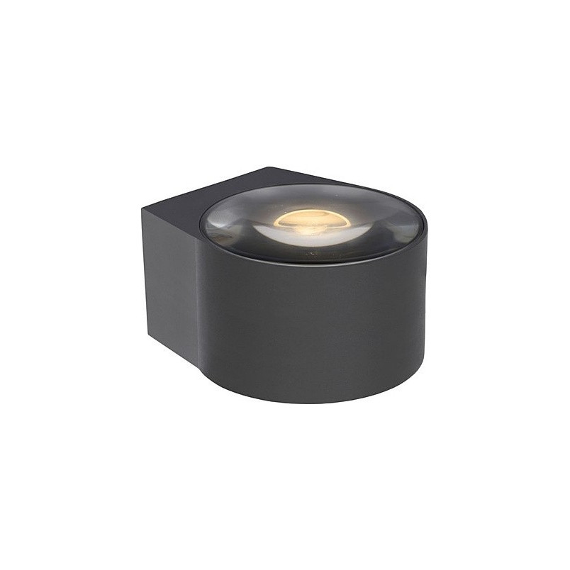 Kinkiet zewnętrzny elewacyjny Rayen LED czarny marki Lucide