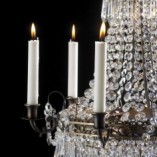 Żyrandol glamour z kryształkami Lacko 66 Antyczny marki Markslojd