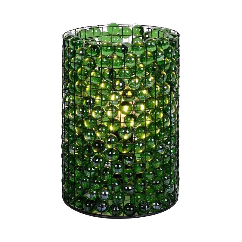 Lampa stołowa orientalna Marbelous zielona marki Lucide