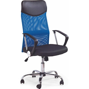 Fotel biurowy z siatki VIRE niebieski marki Halmar