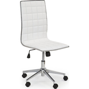 Krzesło biurowe obrotowe TIROL biały marki Halmar