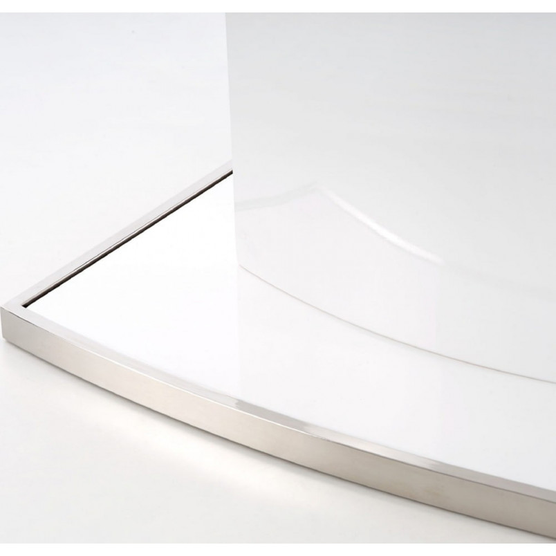 Stół rozkładany na jednej nodze FEDERICO 120 biały marki Halmar