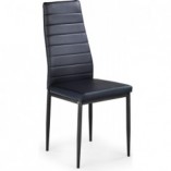 Krzesło z ekoskóry K70 czarne marki Halmar