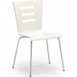Krzesło drewniane gięte K155 białe marki Halmar