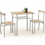 Zestaw stół + 2 krzesła LANCE dąb sonoma marki Halmar
