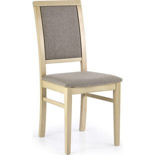 Krzesło drewniane tapicerowane SYLWEK1 dąb marki Halmar