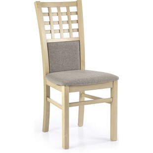 Krzesło drewniane tapicerowane GERARD3 dąb sonoma marki Halmar