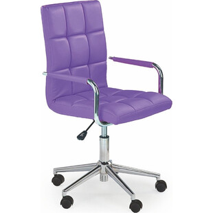 Fotel młodzieżowy do biurka GONZO II fioletowy marki Halmar