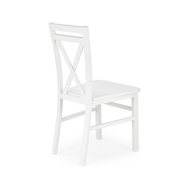 Krzesło drewniane skandynawskie DARIUSZ II białe marki Halmar