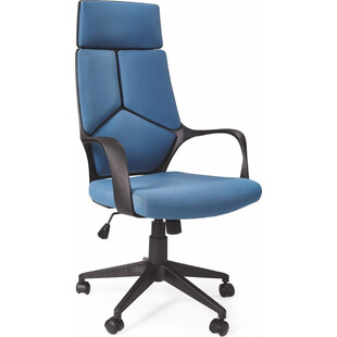 Fotel gabinetowy biurowy VOYAGER niebieski marki Halmar