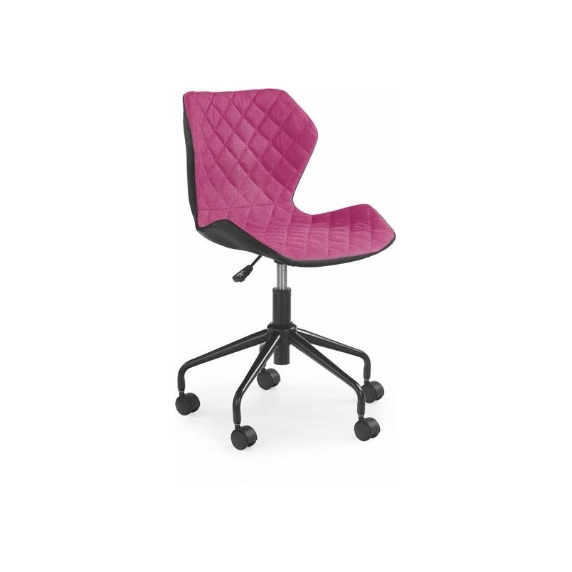 Fotel młodzieżowy do biurka MATRIX różowy marki Halmar