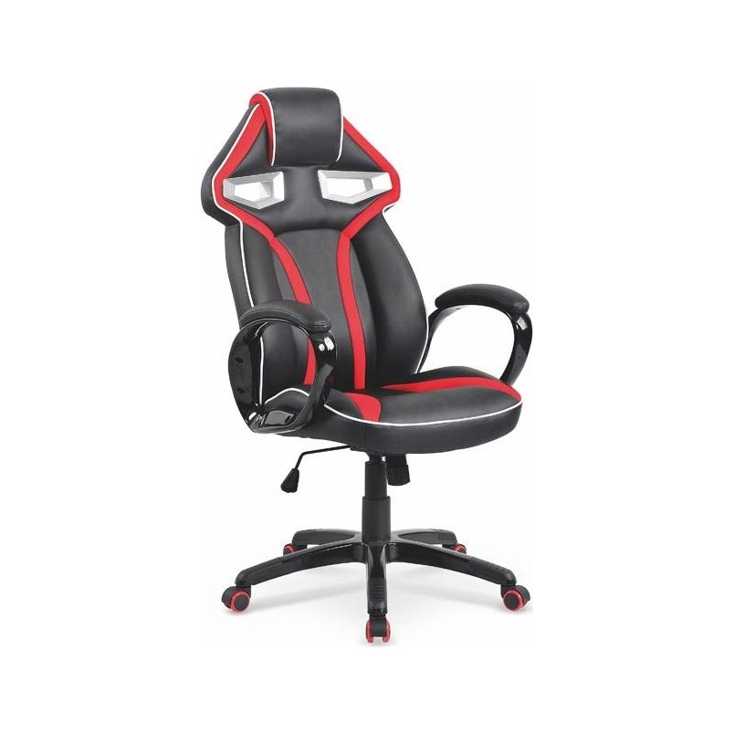 Fotel komputerowy dla gracza HONOR czarno-czerwony marki Halmar
