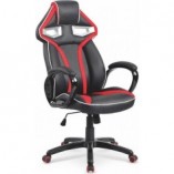 Fotel komputerowy dla gracza HONOR czarno-czerwony marki Halmar
