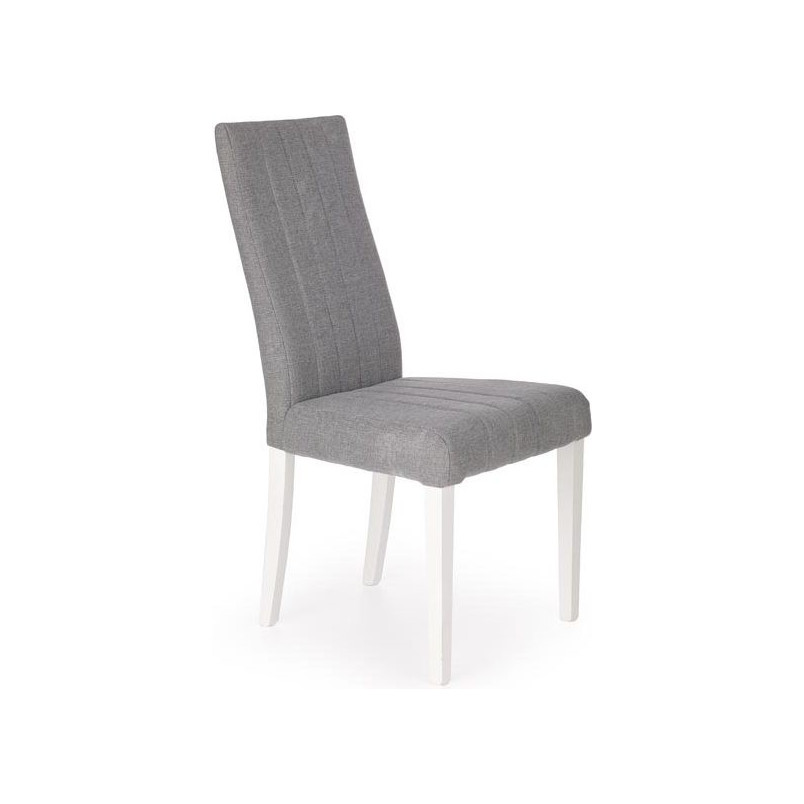 Krzesło tapicerowane klasyczne DIEGO szary/biały marki Halmar