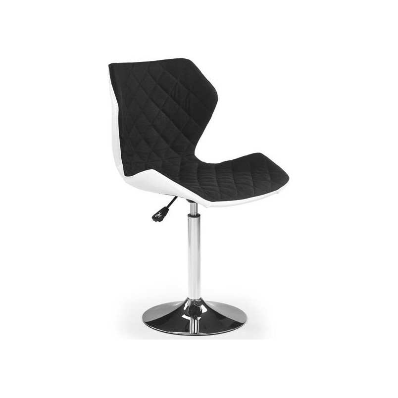 Krzesło młodzieżowe do biurka MATRIX II biało-czarne marki Halmar
