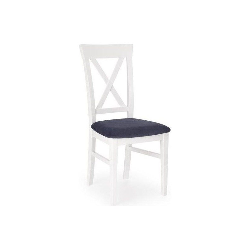 Krzesło drewniane skandynawskie BERGAMO popiel/biały marki Halmar