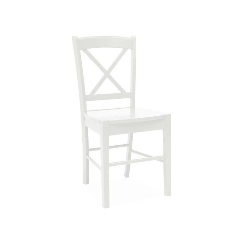 Krzesło drewniane skandynawskie CD-56 białe marki Signal