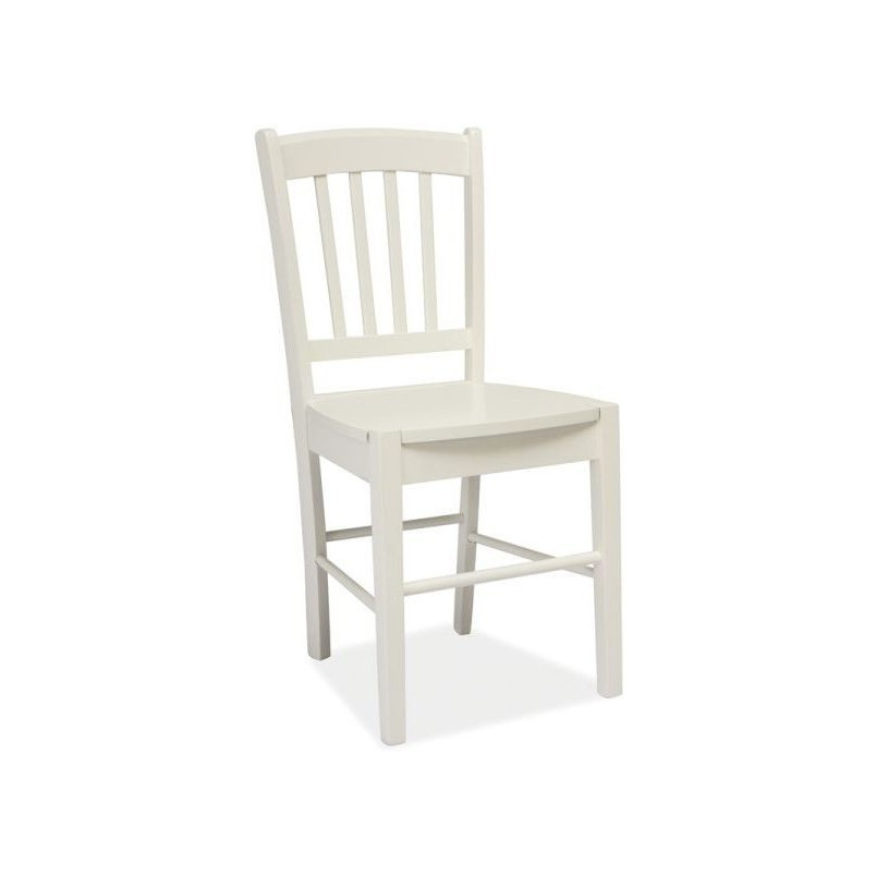 Krzesło drewniane "prl" CD-57 białe marki Signal