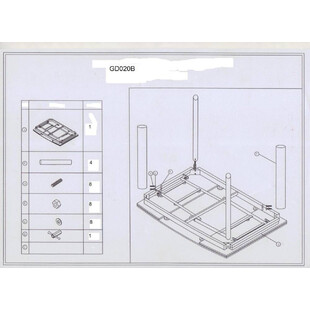 Stół rozkładany szklany GD-020 120x80 biały/chrom marki Signal