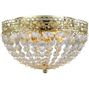 Plafon glamour z kryształkami Saxholm Złoty marki Markslojd