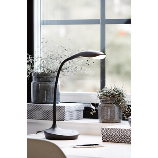 Lampa biurkowa ściemniana z Usb Swan LED Czarna marki Markslojd