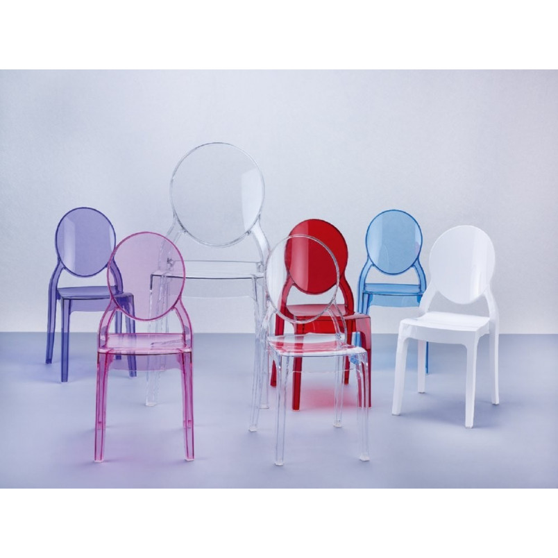 Krzesełko dziecięce BABY ELIZABETH różowe przezroczyste marki Siesta