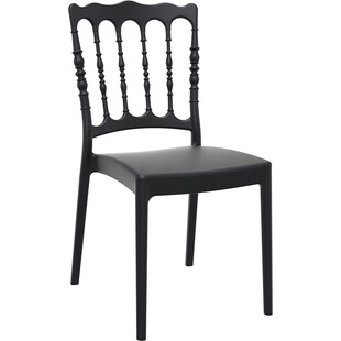 Krzesło weselne NAPOLEON czarne marki Siesta
