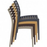 Krzesło ogrodowe ażurowe Ares czarne marki Siesta